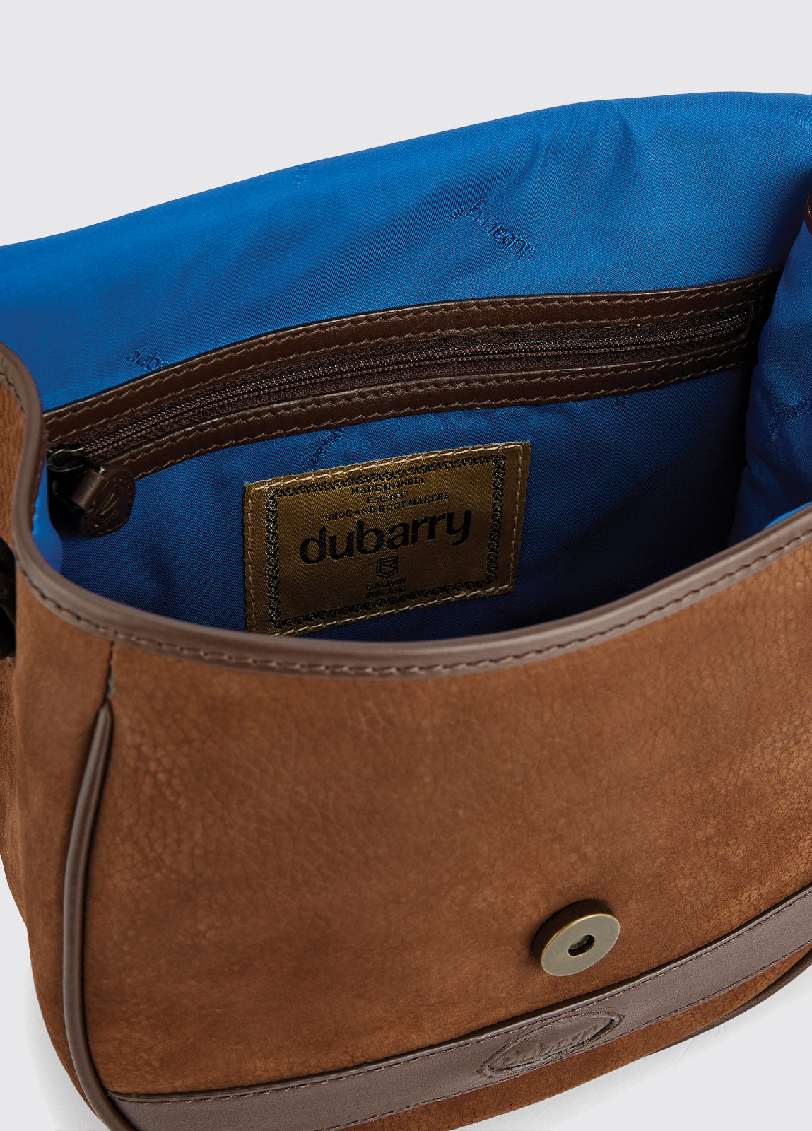 Clara Leather Saddle Bag