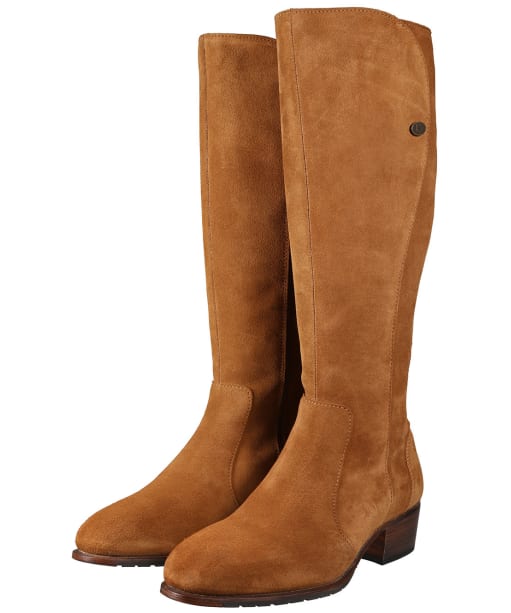 Camel suede deals tall boots