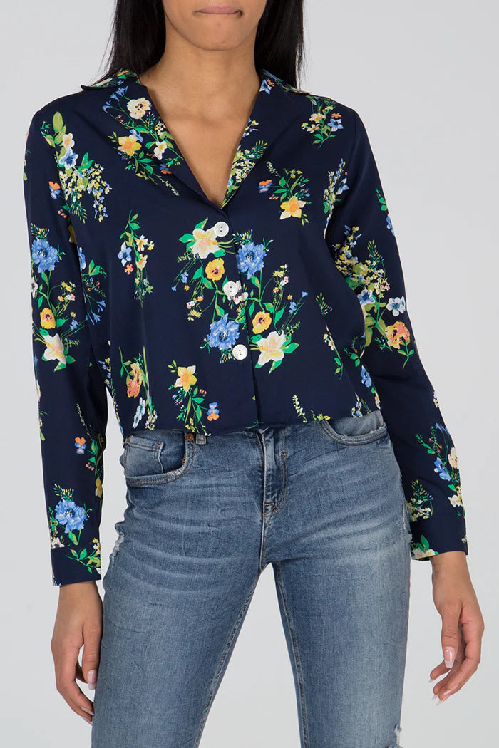 FLORAL BUTTON DOWN SHIRT