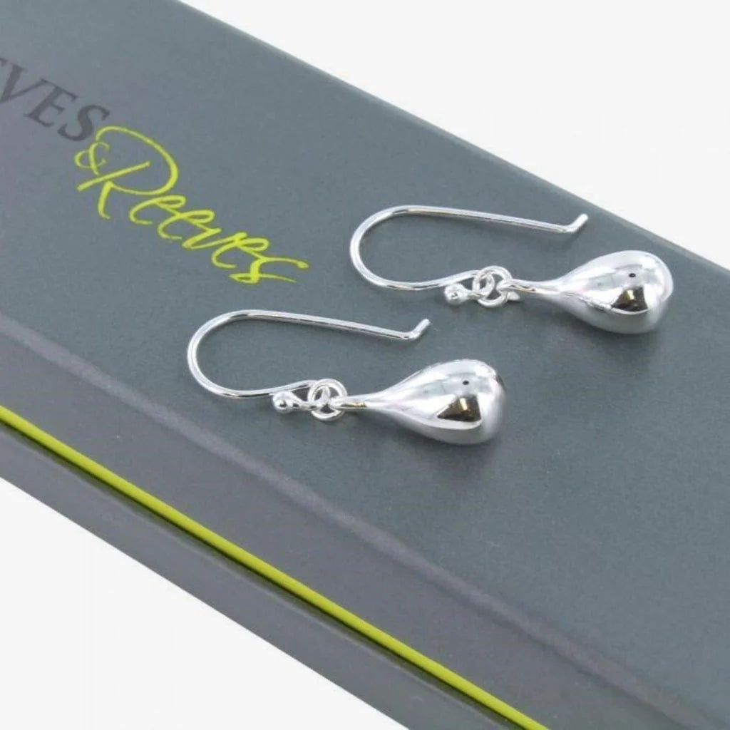 STERLING SILVER TEAR DROP EARRING