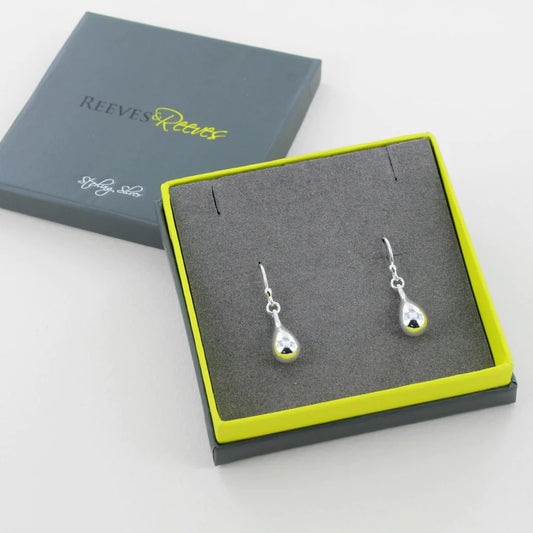 STERLING SILVER TEAR DROP EARRING