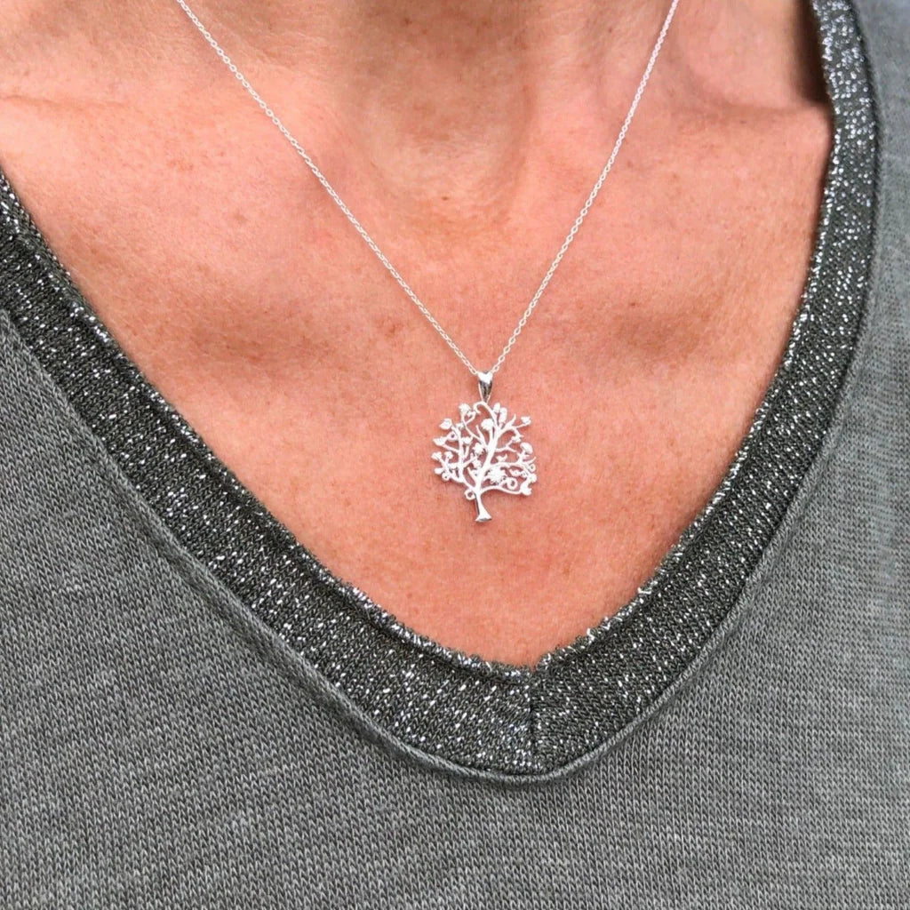 TREE OF LIFE STERLING SILVER NECKLACE