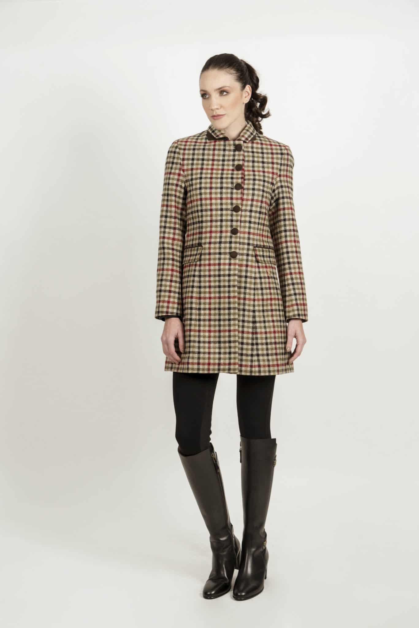 Anna Coat - Check