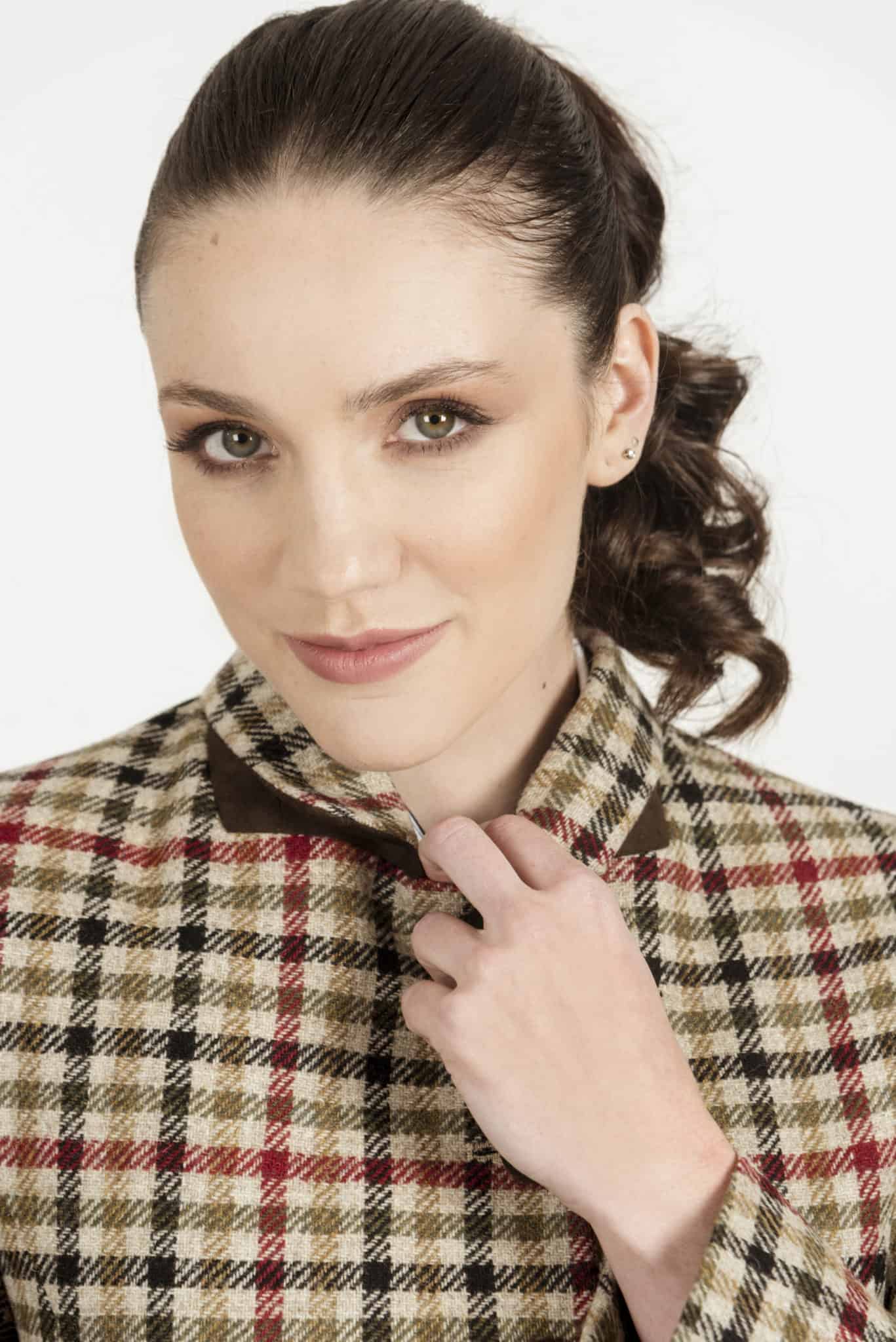 Anna Coat - Check