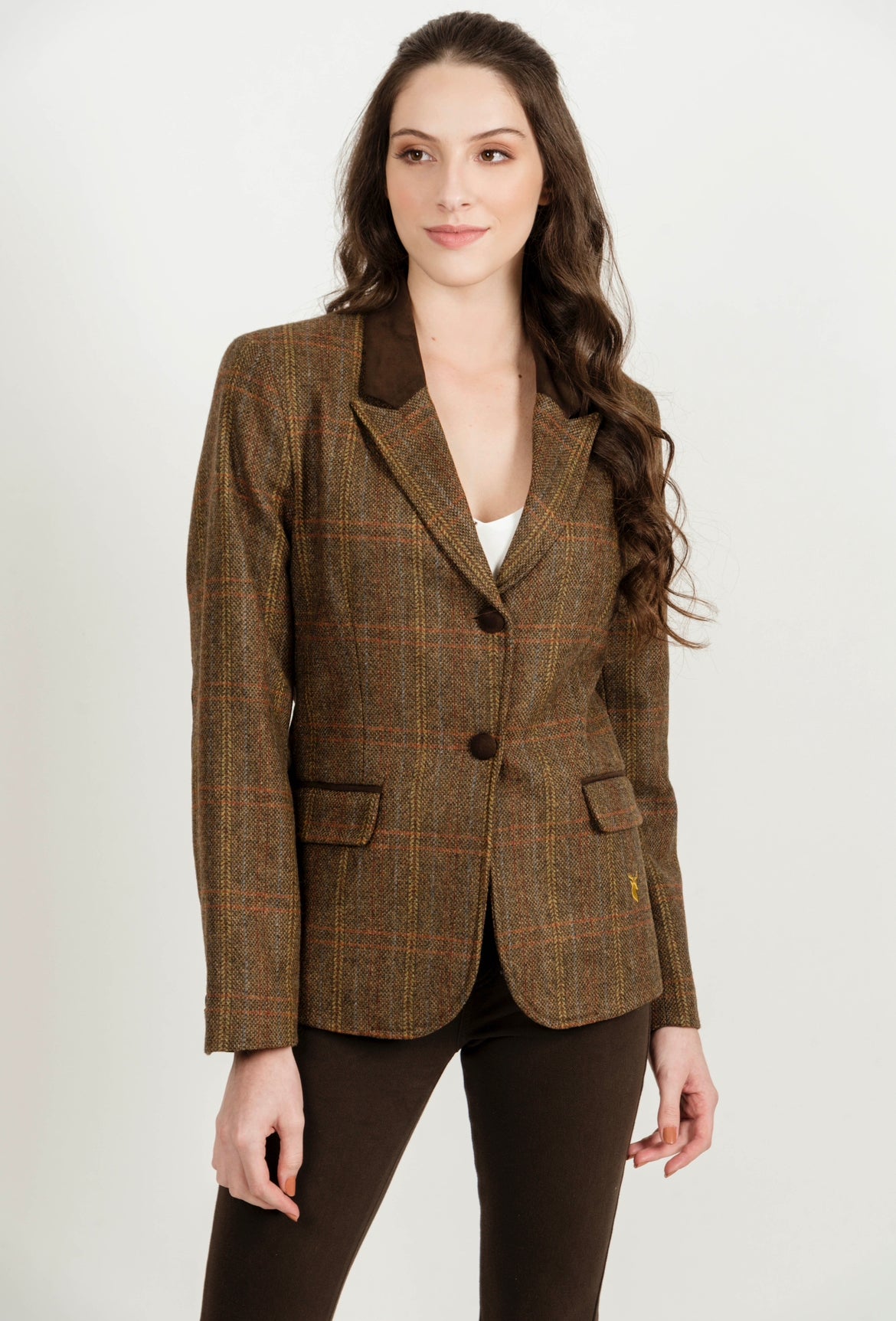 Lillian Jacket - Brown Check