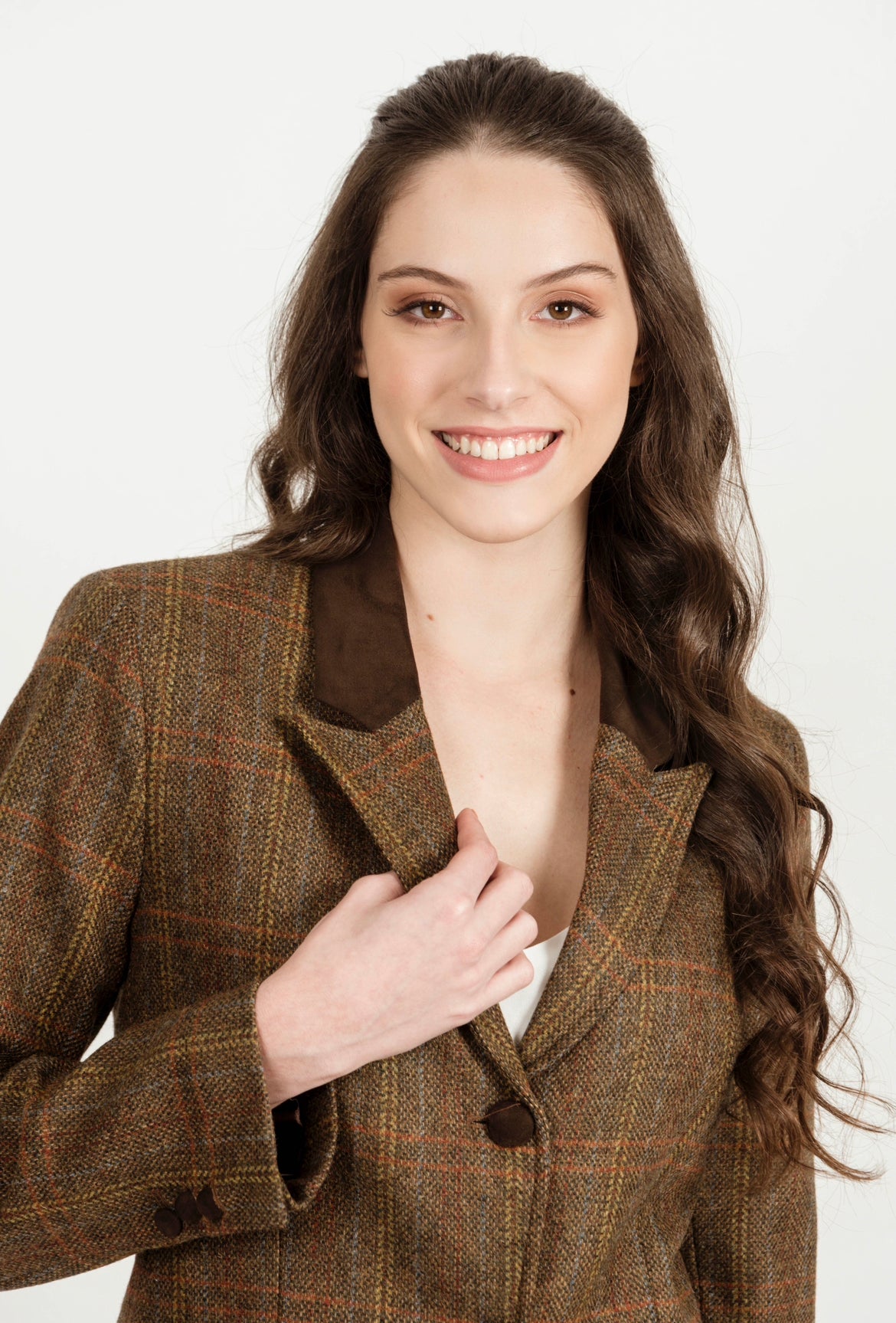 Lillian Jacket - Brown Check