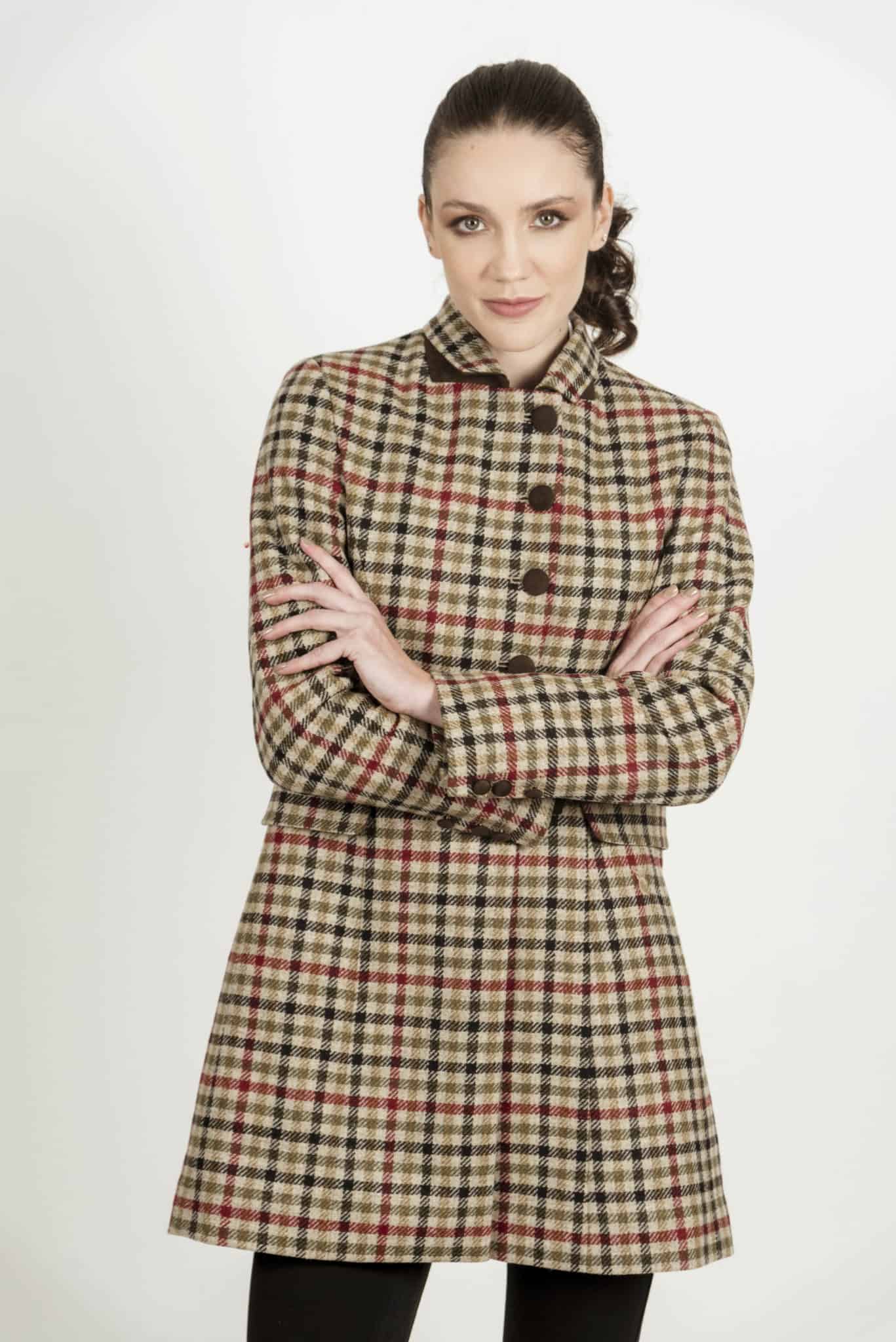 Anna Coat - Check